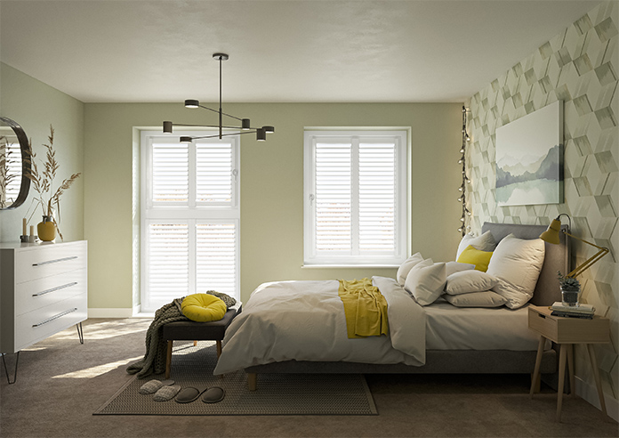 Sierra, Ice White - Perfect Fit Shutter Blind - Image 18
